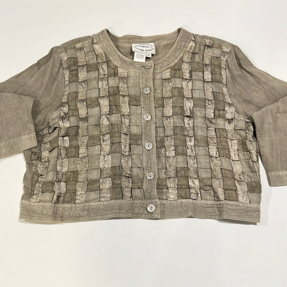 Country Wear Clothing Company - 12, woven/quilted cropped jacket